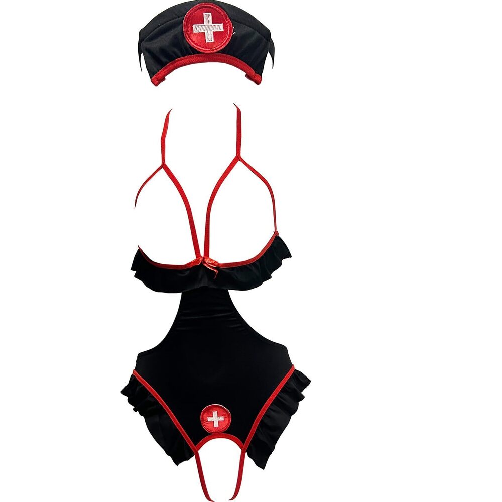 2027 Nurse Role Play Outfits Lingerie Set Naughty Nightingale Nurse Costume